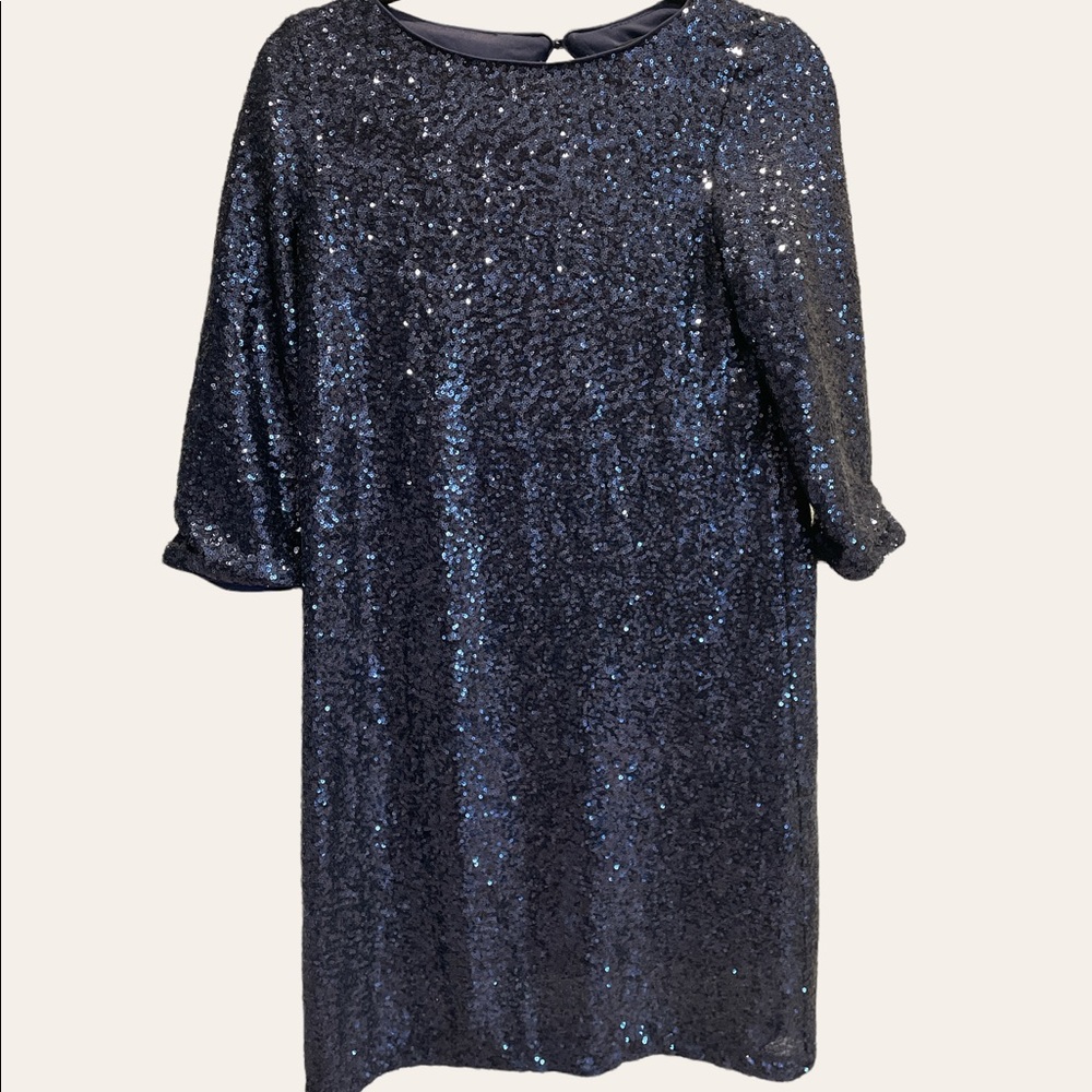 Sequin Navy Dress